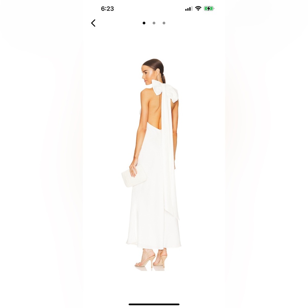 Misha Evianna Satin Gown